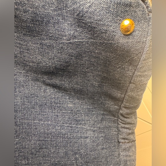 ‼️SOLD‼️Prada Denim Canapa Tote Large Preloved - Picture 12 of 16